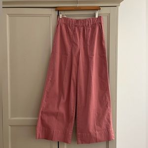 J. Crew wide leg chinos sz S rose pink NWT